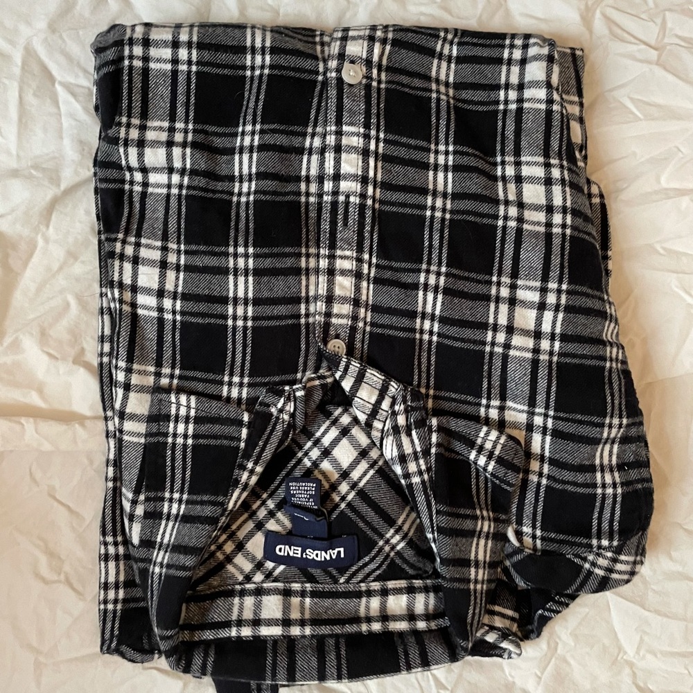 Lands end flannel